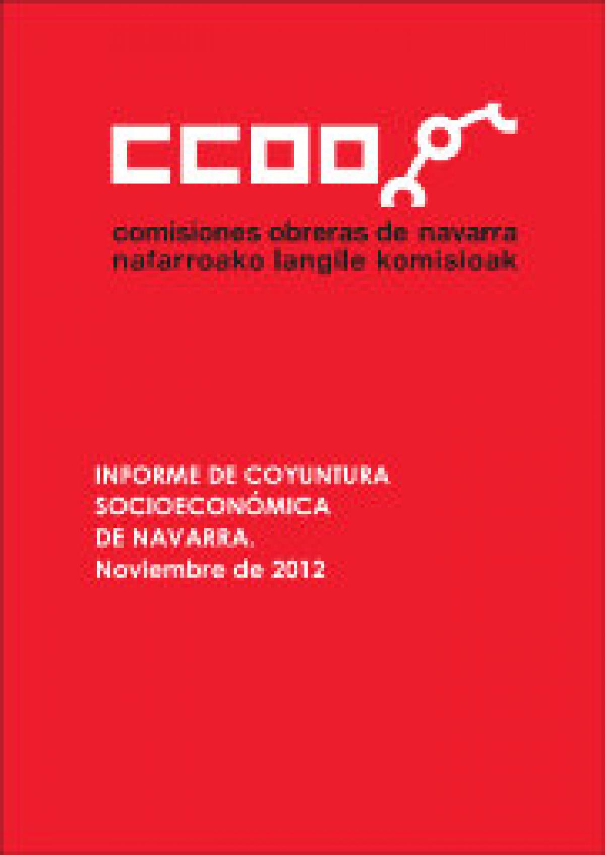 Informe de Coyuntura Socioeconmica de Navarra, noviembre 2012