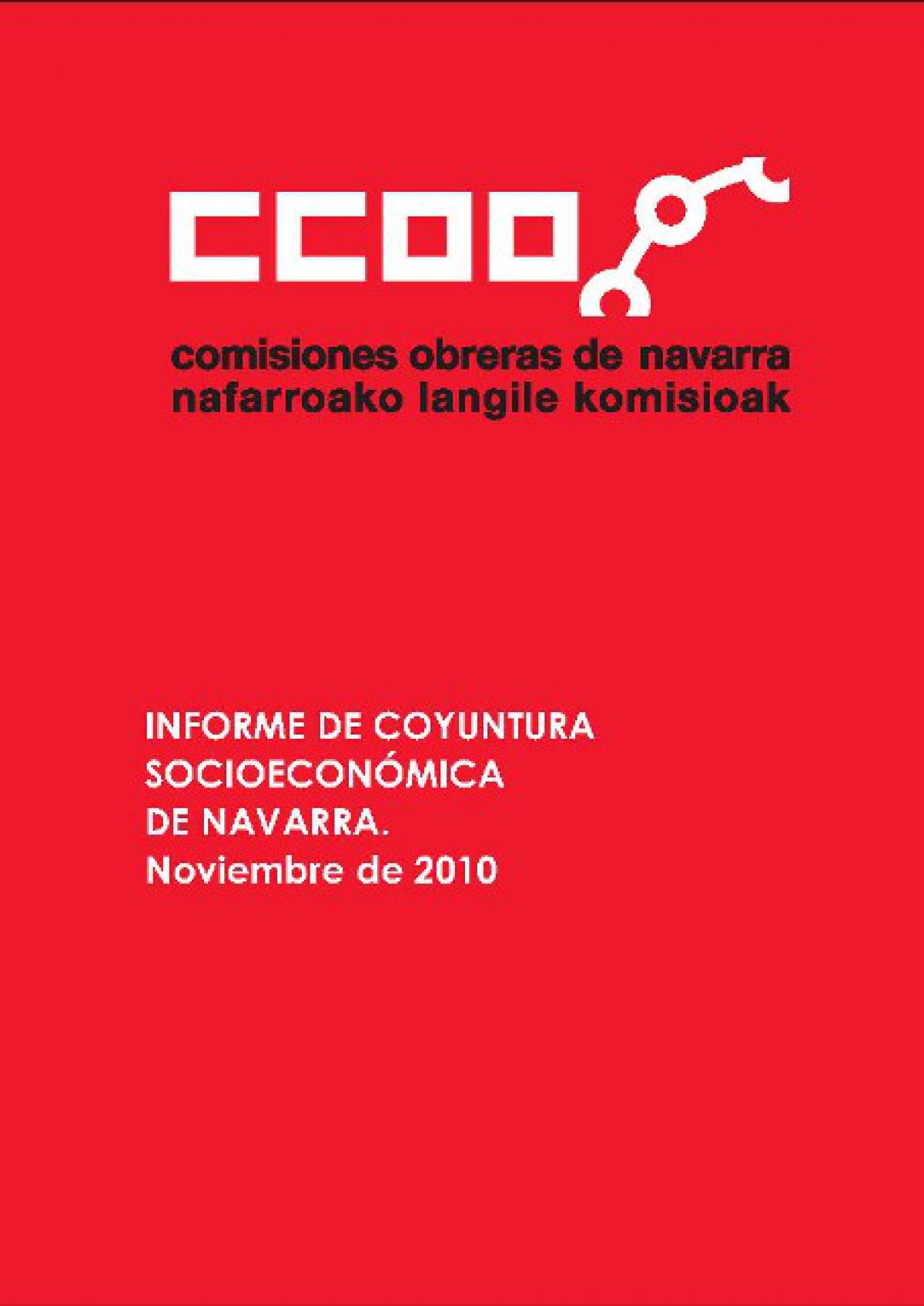 informe de coyuntura socioeconmica de navarra. noviembre 2010