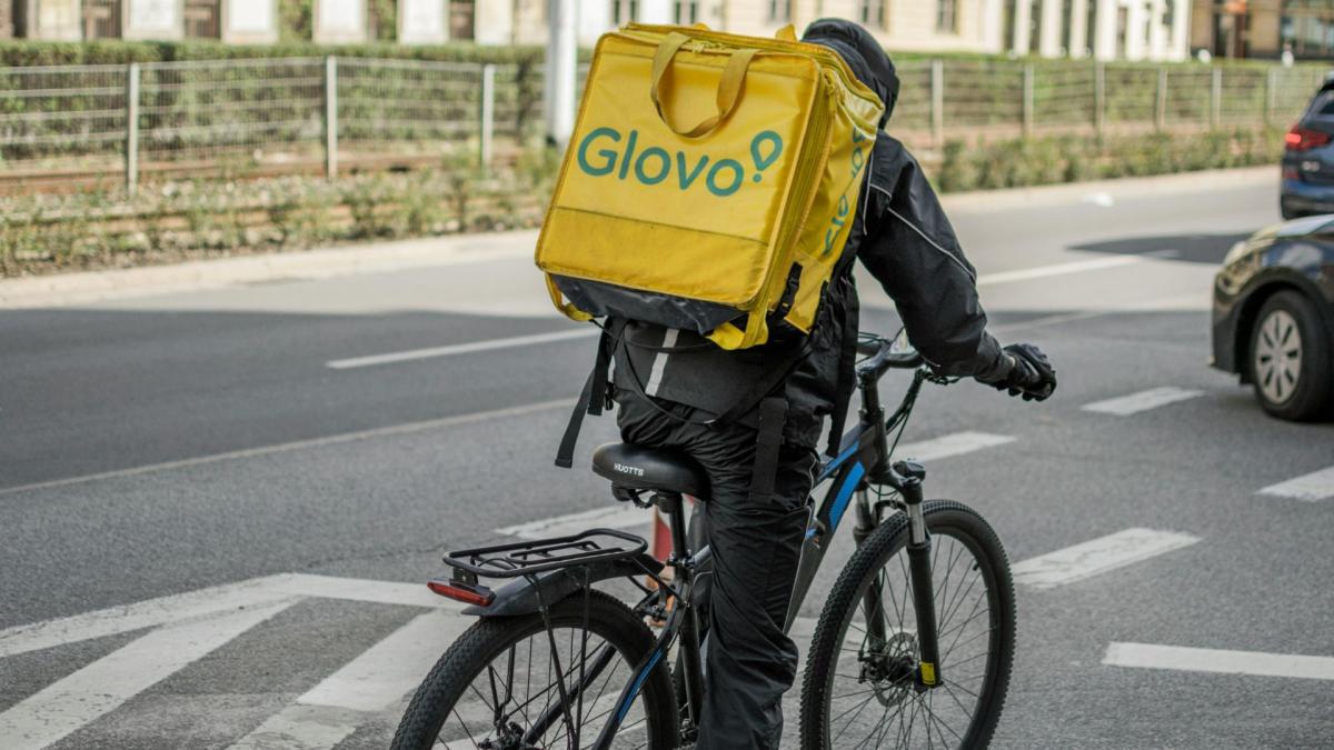 Repartidor de Glovo.