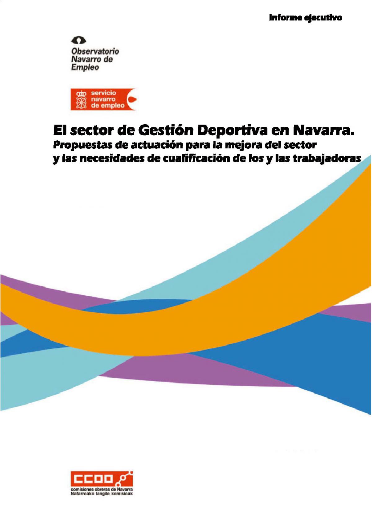 Informe sobre el Estudio del sector de Gestión Deportiva en Navarra