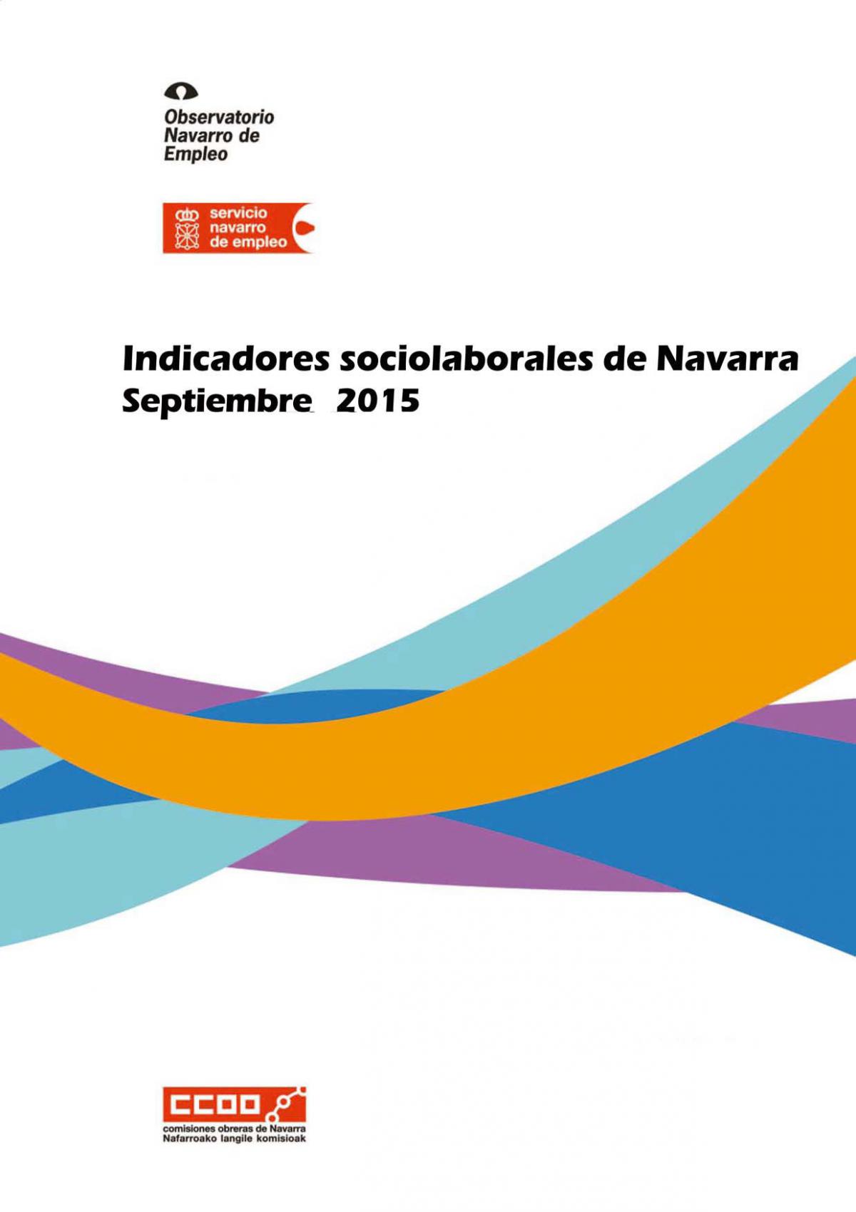 Indicadores sociolaborales de Navarra Septiembre 2015
