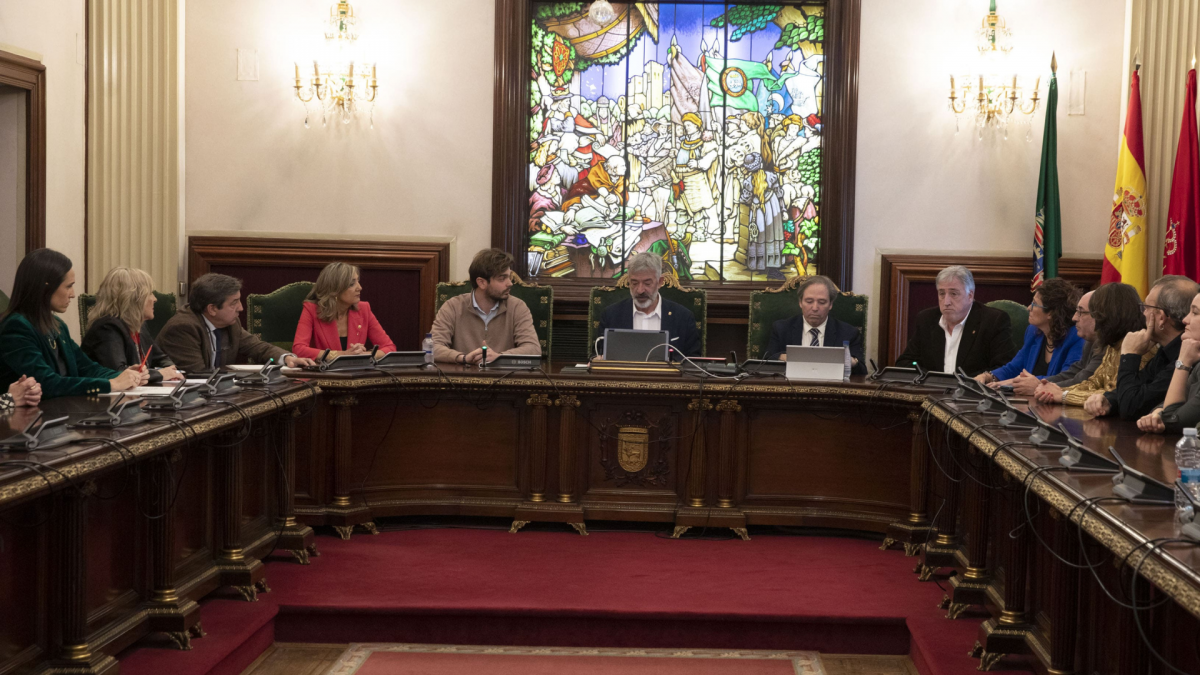 Pleno de este jueves en el Ayuntamiento de Pamplona.