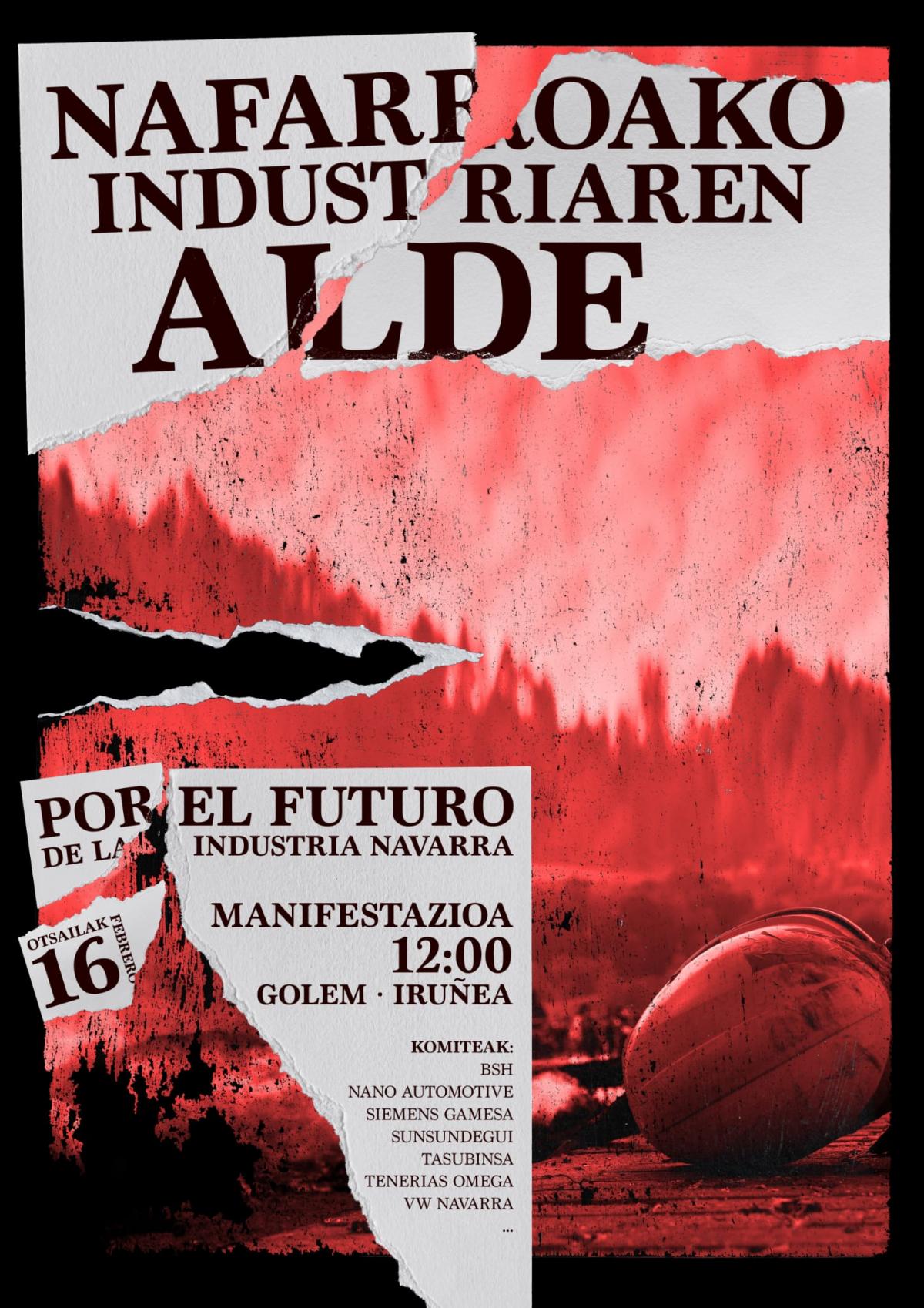 Por el futuro de la industria navarra.