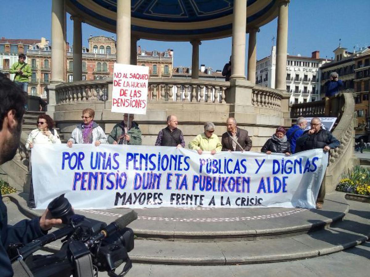 Concentración para defender unas pensiones públicas y dignas