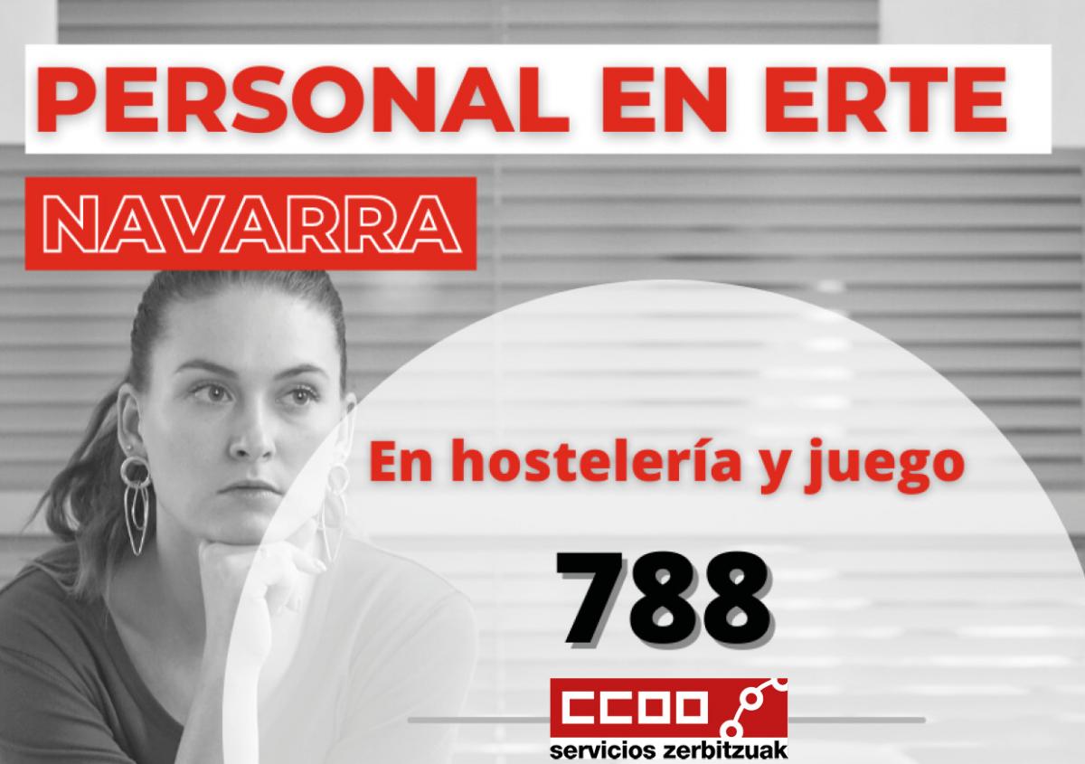 En Navarra hay 788 personas que aún están en ERTE en la hostelería