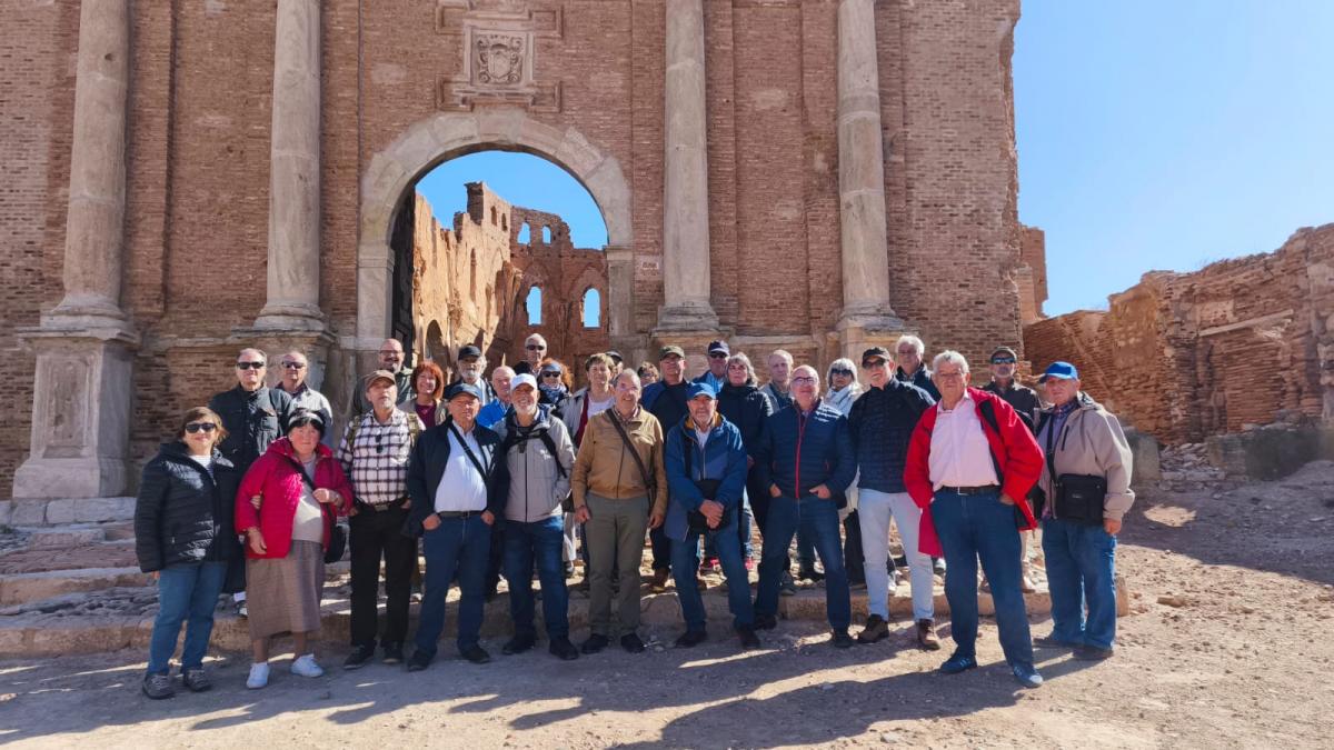 La Federación de Pensionistas visita Belchite