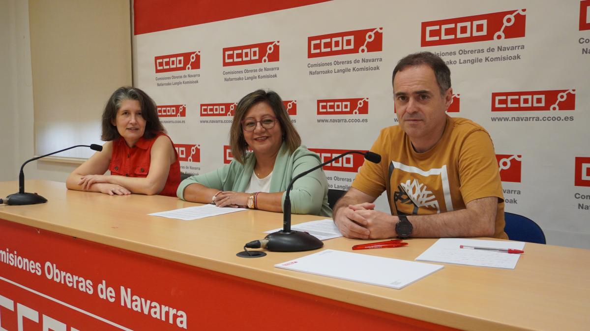 Carmen Uriz, Sonia Ochoa y David Marcalain.