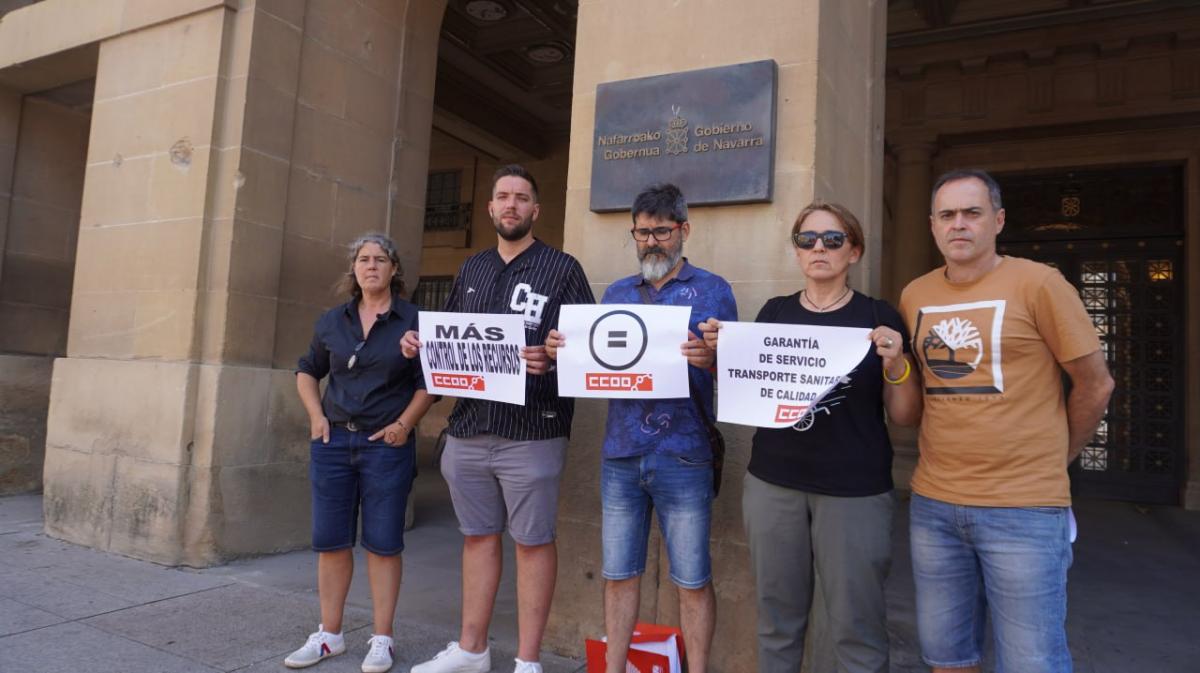 Delegados y delegadas de CCOO de la empresa SSG
