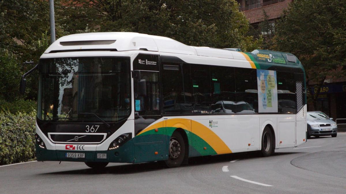 Villavesa del servicio de transporte urbano comarcal