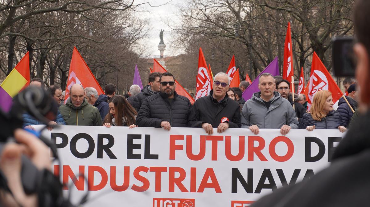 Concentracin para la defensa del sector industrial de Navarra.